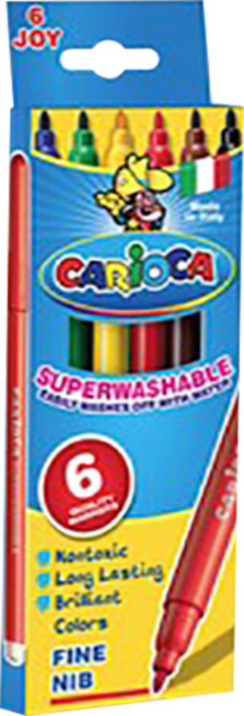 Carioca Joy Fine Tip 6 Χρώματα