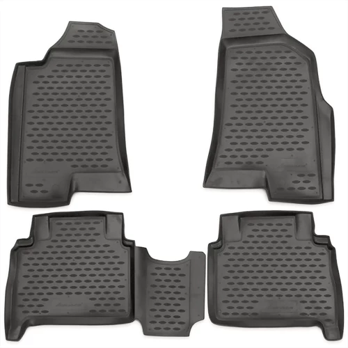 Novline Σετ Πατάκια 4τμχ από Λάστιχο για Hummer H3 2005-2010