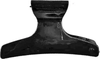 ΚΛΑΜΕΡ ΑΠΛΟ ΜΑΥΡΟ 8cm 4teen4ty 401121