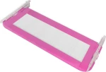 vidaXL Μπάρα Κρεβατιού 102x42cm Ροζ 2τμχ