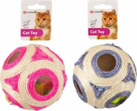 Sisal Ball Rattle + Catnips 11cm