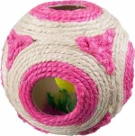 Sisal Ball Rattle + Catnips 11cm
