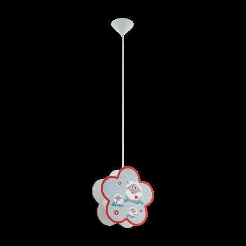 Φωτιστικό Κρεμαστό Eglo Lalelu 97706 Ξύλινο Happy Sheep
