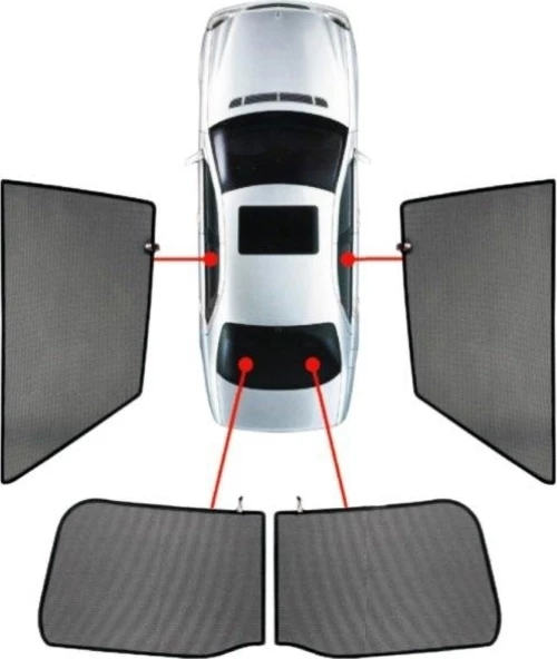 CarShades Audi A1 2010+ 3D 4τμχ