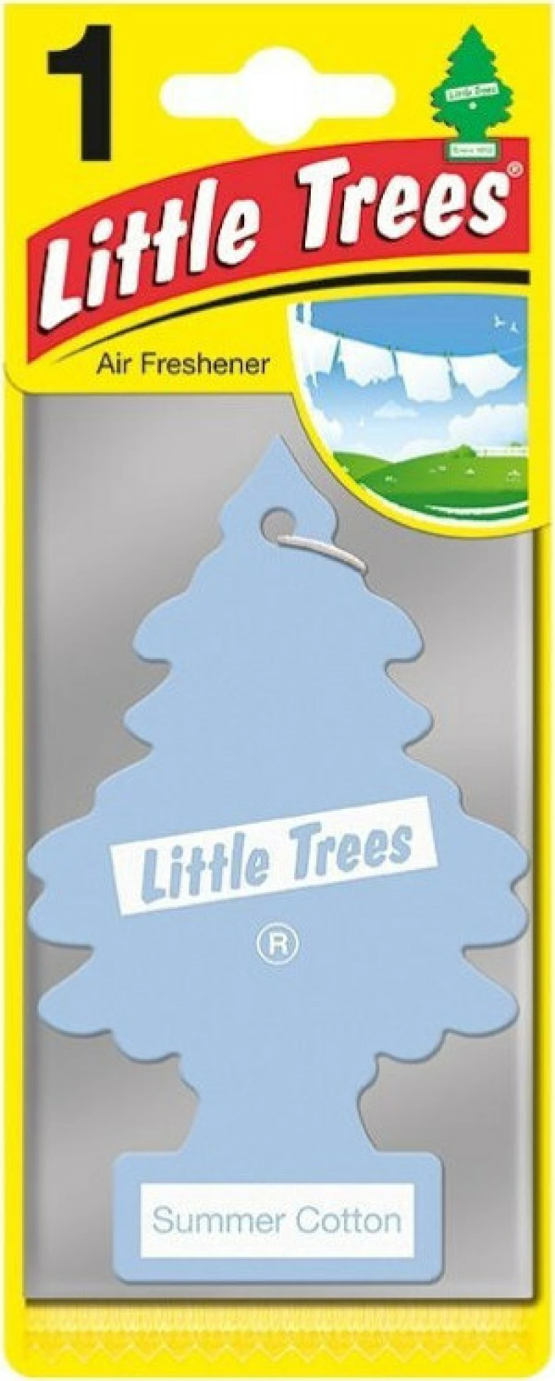 Little Trees Αρωματικό Δεντράκι Αυτοκινήτου Κρεμαστό Summer Cotton