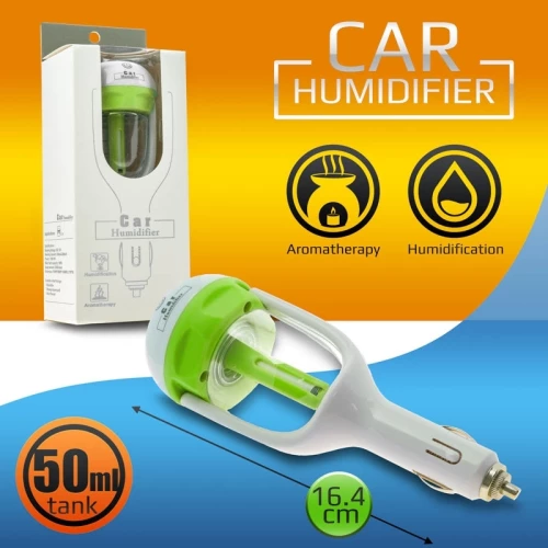 Car Charger + Humidifier Green