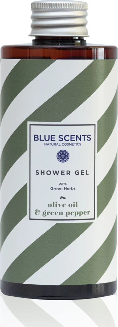 Blue Scents Olive Oil & Green Pepper Shower Gel with Green Herbs 300ml