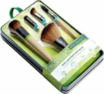 EcoTools Interchangeable Daily Essentials Makeup Brush Set for Eyeshadow, Foundation, Blush, and Concealer