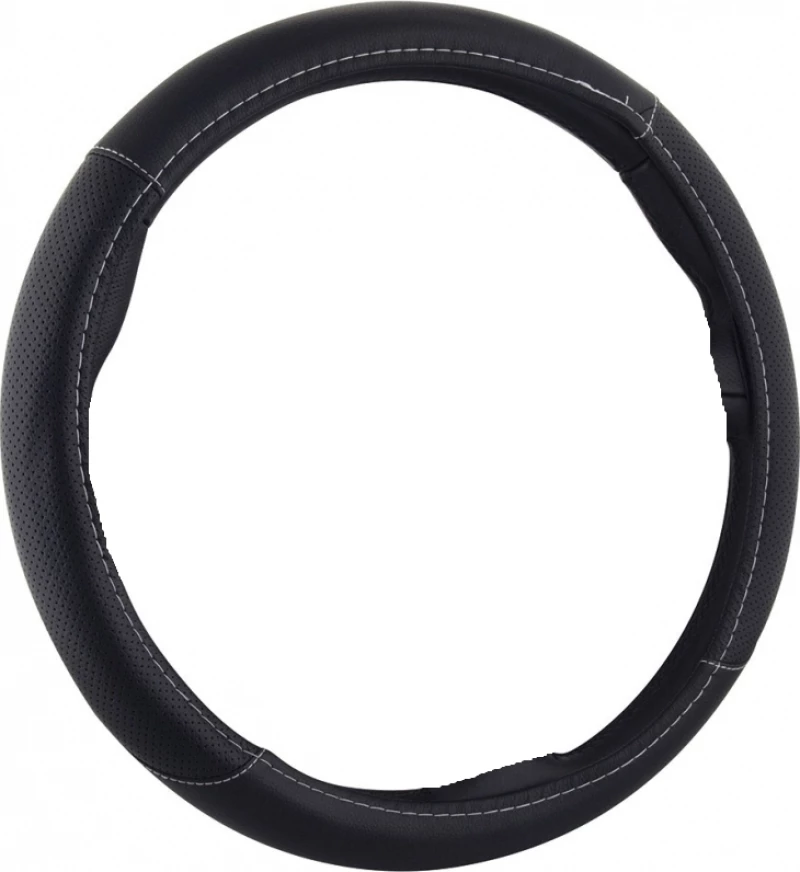 Carman Κάλυμμα Τιμονιού με Γαζιά Μαύρο 35-36cm