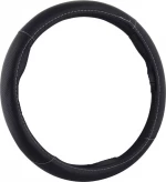 Carman Κάλυμμα Τιμονιού με Γαζιά Μαύρο 35-36cm