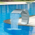 vidaXL Σιντριβάνι Πισίνας Ασημί 45x30x60εκ.