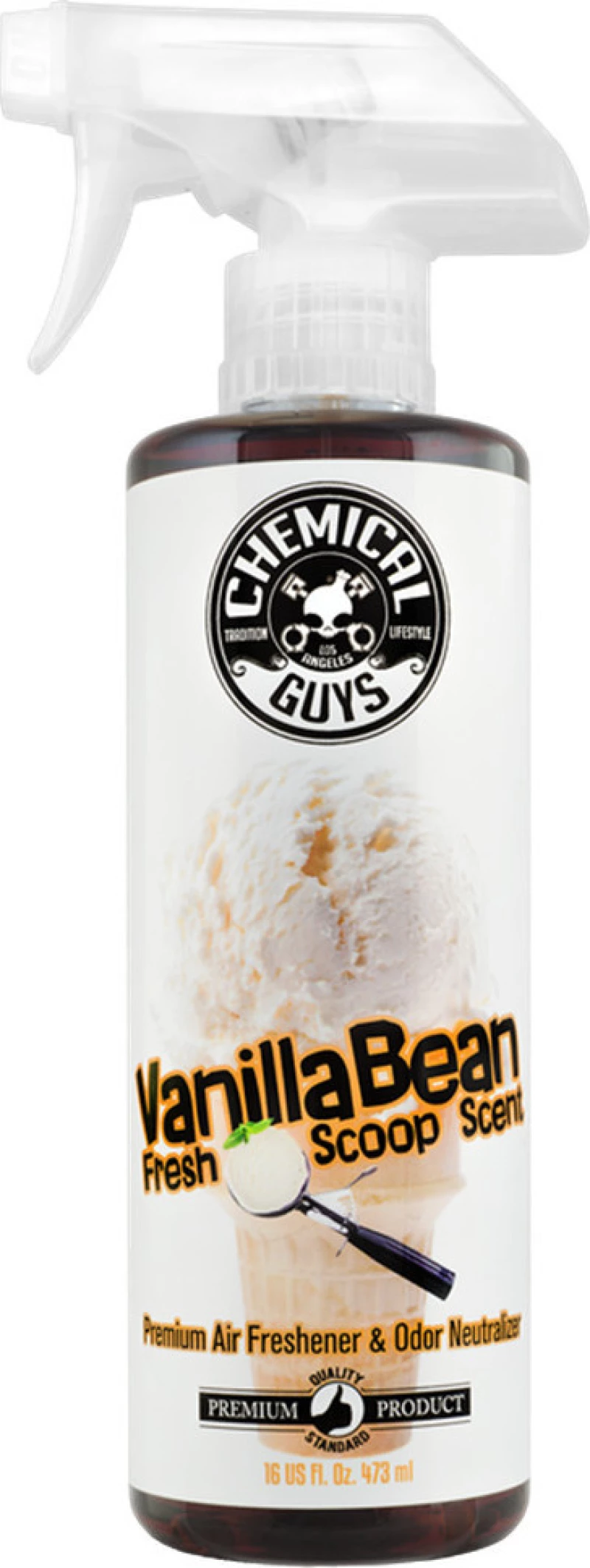 Chemical Guys Αρωματικό Αποσμητικό Bean Fresh Scoop Βανίλια 473ml