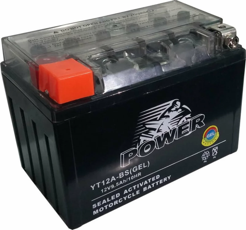 Power Batteries Gel 9.5Ah (YT12A-BS)