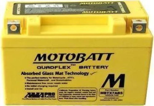 Μπαταρία Moto Motobatt Mbtx7Abs/Ytx7A-Bs Agm C10 7Ah 12V