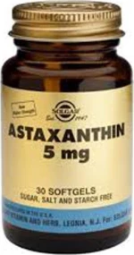 Solgar Astaxanthin 5mg 30 μαλακές κάψουλες