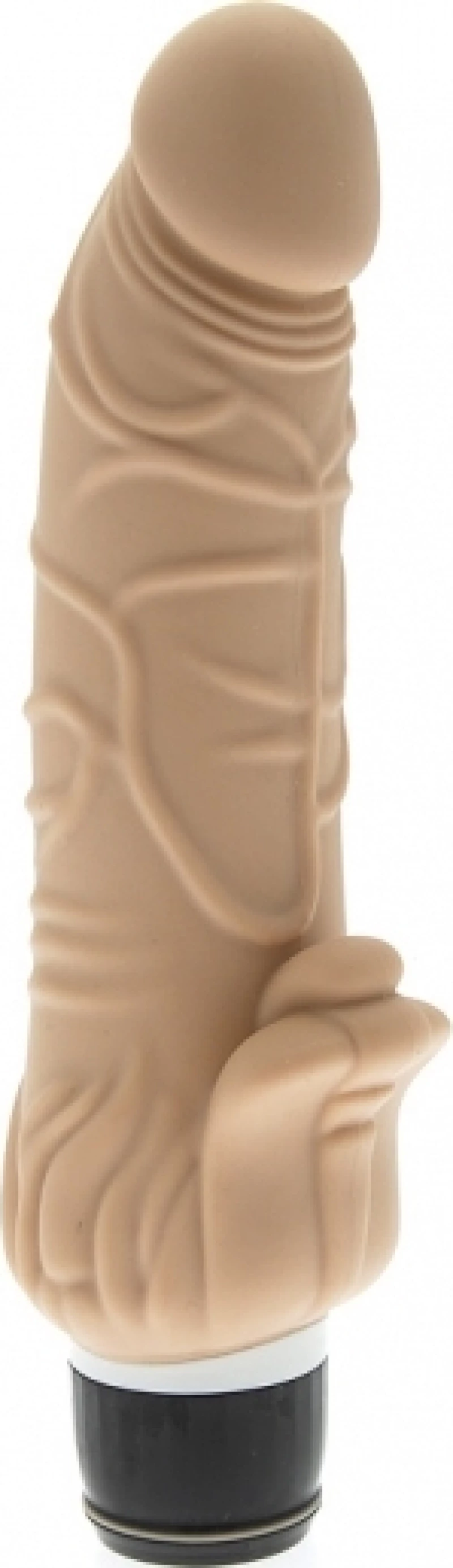 Seven Creations Silicone Classic with Clit Stim 19cm Flesh