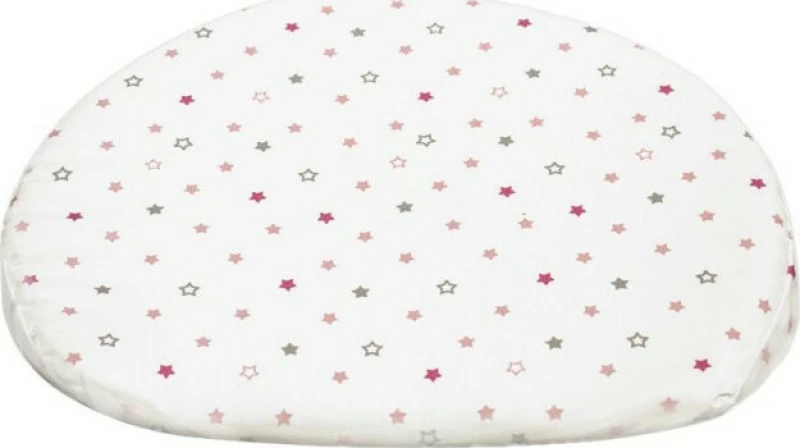Just Baby Safety Pillow For Port Bebe Pink Stars