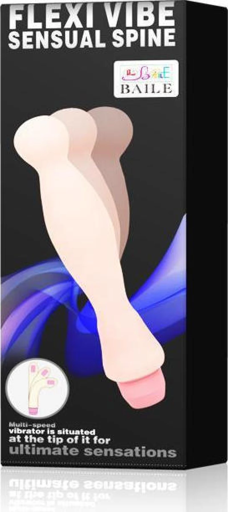 Baile Vibrating Dildo 22cm Flesh