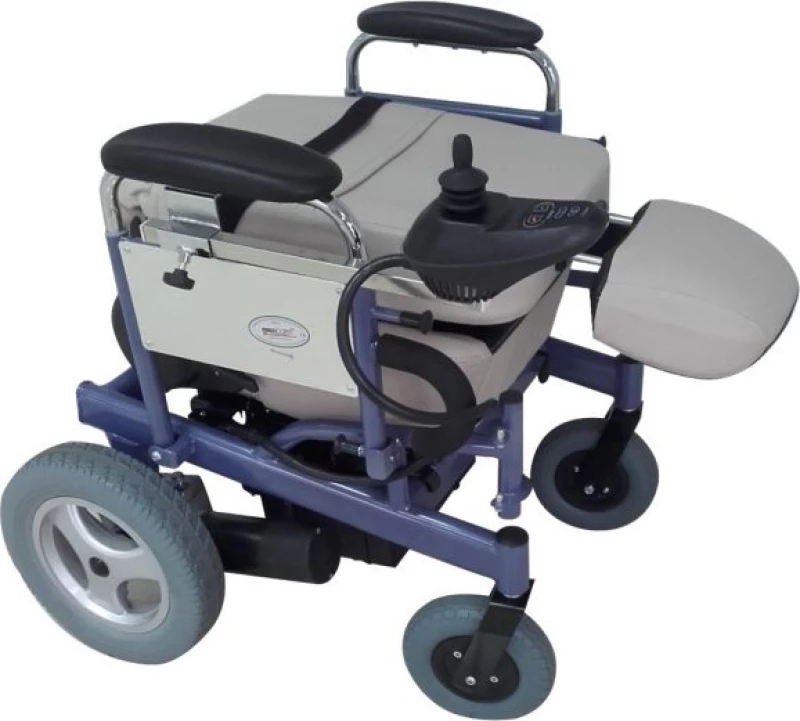 Mobiak Reclining Comfort Ηλεκτροκίνητο Αναπηρικό Αμαξίδιο Μπλε – Μπεζ 0809242