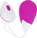 OH MAMA TEXTURED VIBRATING EGG 10 MODES - PURPLE AND WHITE