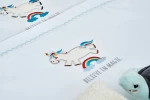 Cokitex Σετ Σεντόνια Κούνιας Unicorn 120x160cm Blue