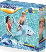 Bestway Ride On Καρχαρίας Μπλε 183cm