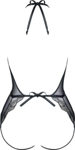 Demoniq Melissa Crotchless Teddy Black