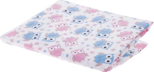 Akuku Κλασικό Σελτεδάκι Owl Pink 55x70cm