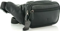 Τσαντάκι Μέσης Δερμάτινο Unisex Kion - 2178 μαύρο