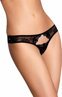 Obsessive Charms Thong Black