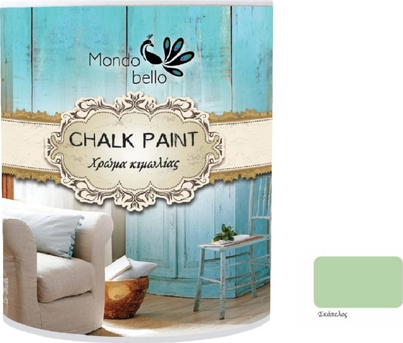 Mondobello Chalk Paint Σκόπελος/Πράσινο 750ml