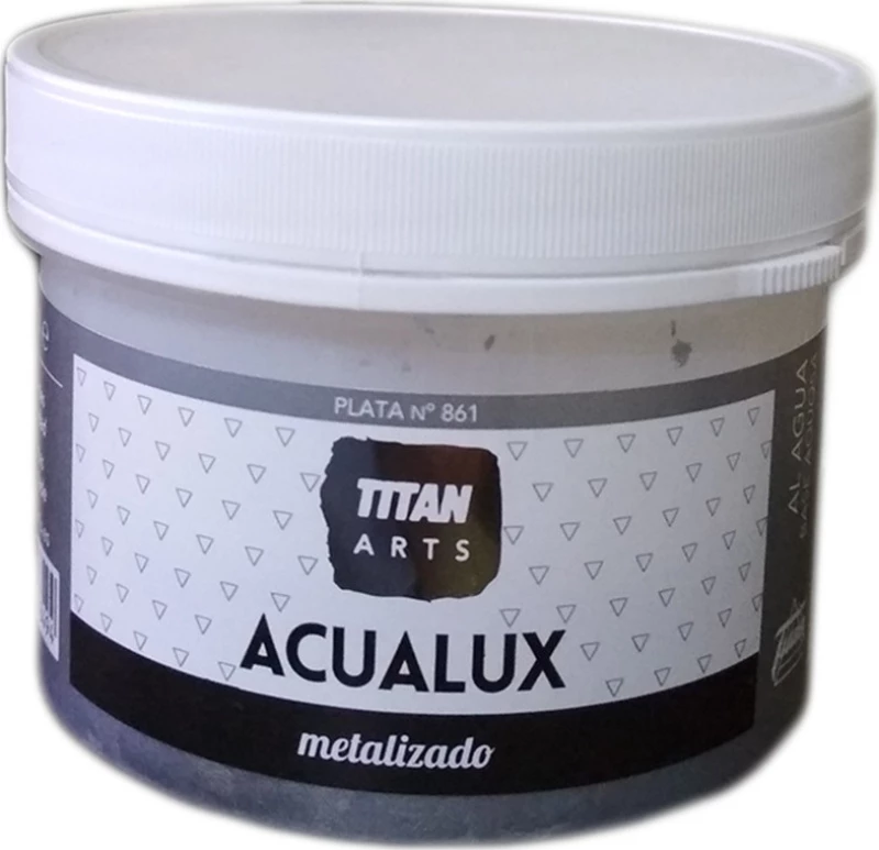Titan Acualux Metal Μεταλλικό Χρώμα Plata No861 250ml