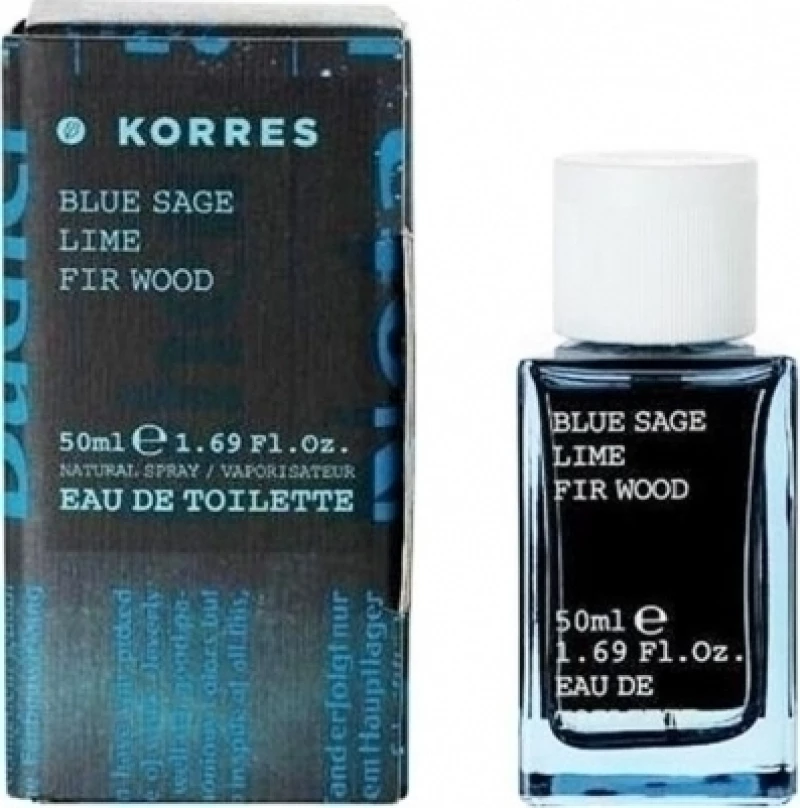 Korres Blue Sage / Lime / Fir Wood Eau de Toilette 50ml