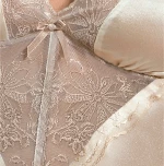 Passion Lotus Chemise & Thong Cream
