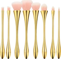 Tools for Beauty Golden Handle Makeup Brush Set 8τμχ