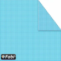 Fabi Χαρτόνι Καρό Γαλάζιο 50x70cm 1τμχ