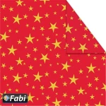 Fabi Χαρτόνι Αστέρια Κόκκινο 50x70cm 1τμχ