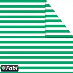 Fabi Χαρτόνι Ριγέ Πράσινο 50x70cm 1τμχ