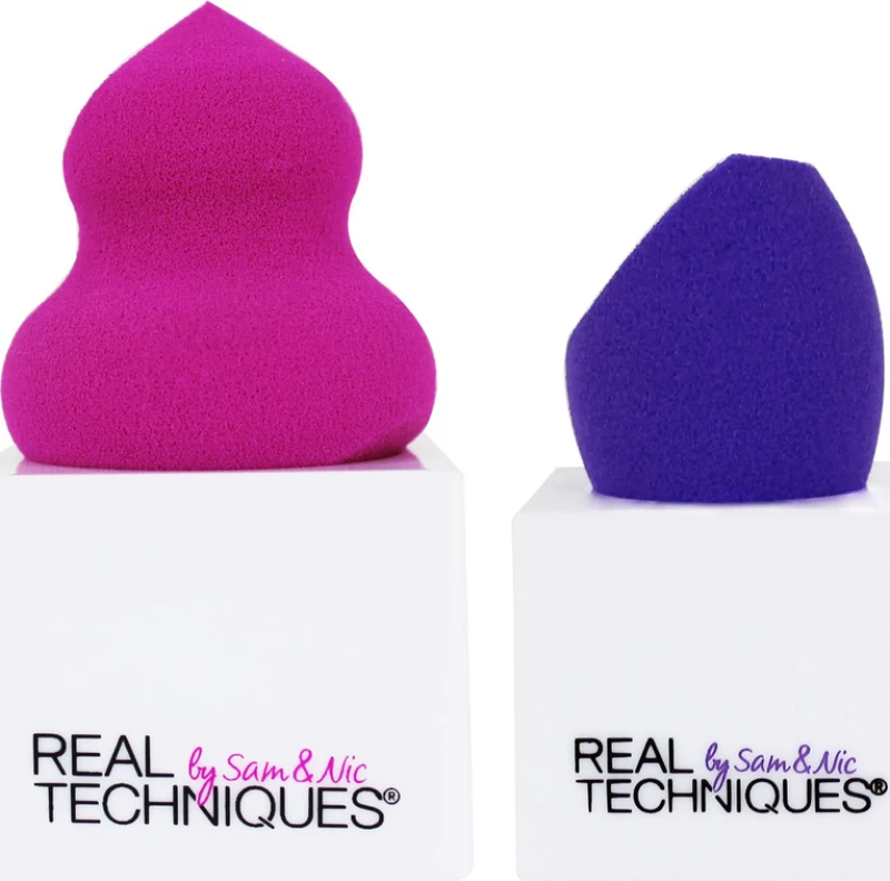 Real Techniques 2 Miracle Sponges & 2 Stands