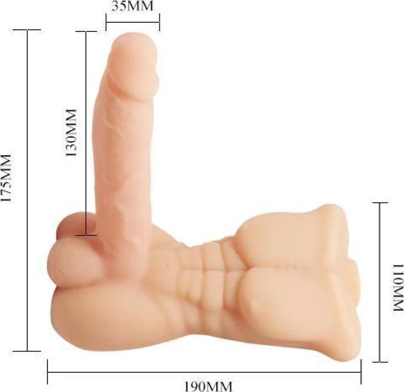 Baile Masturbator Bigger 19cm Flesh
