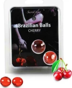 Secret Play Brazilian Balls Cherry 2τμχ
