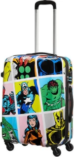 American Tourister Marvel Legends Pop Art με ύψος 65cm σε Πολύχρωμο χρώμα