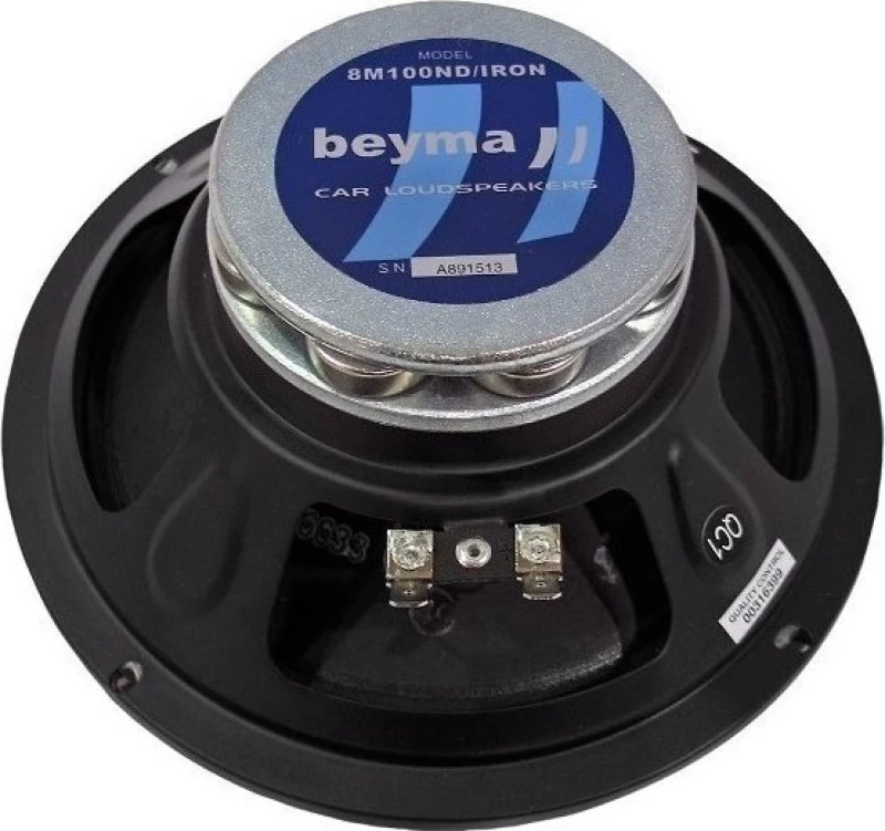 Beyma 8M100 Iron/Nd Ηχείο Midrange Νεοδυμίου 8'' Ισχύος 100Watt Rms / 4Ω (Τεμάχιο)