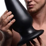 XR Master Cock Gigantor XXXL Tapered Butt Plug Black 31cm