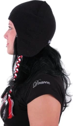 Emily The Strange Beanie Reversible Skulls Black