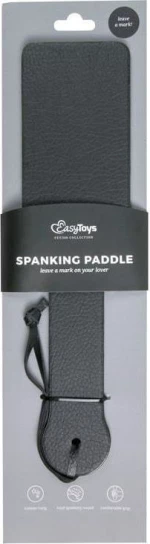 Easytoys Pu Leather Paddle Black 32.5cm