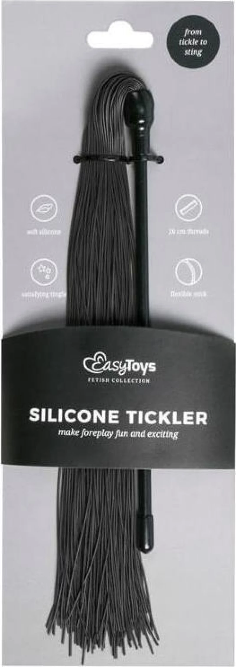 Easytoys Silicone Tickler Black 45cm