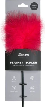 Easytoys Long Feather Tickler Red