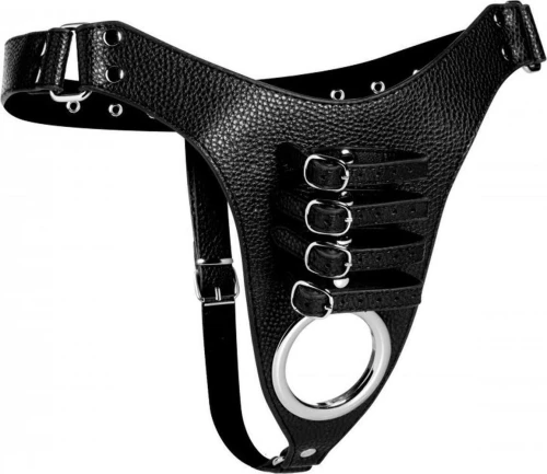 XR Strict Leather Male Chastity Harness