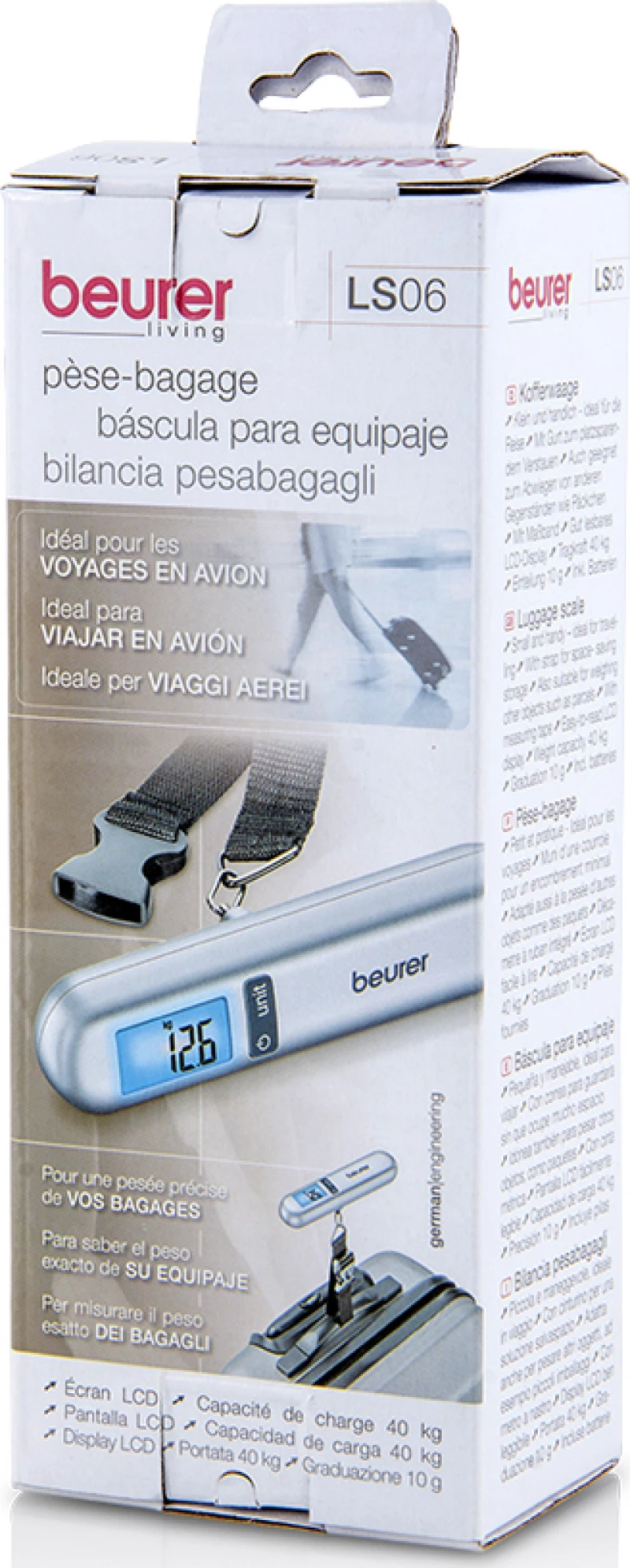 Ζυγαριά αποσκευών Beurer LS06
